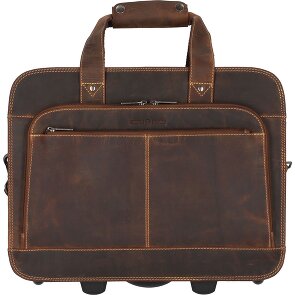 Greenburry Vintage 2 wheels Business trolley 33 cm Laptop compartment