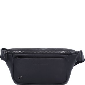 Piquadro Black Square fanny pack leather 31 cm