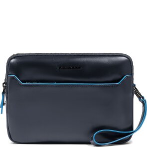Piquadro Blue Square Shoulder bag Leather 23 cm