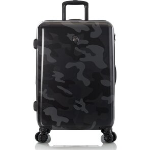 Heys Black Camo 4 wheels Trolley M 66 cm with expansion pleat
