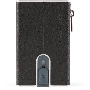 Piquadro Black Square credit card case leather 6 cm