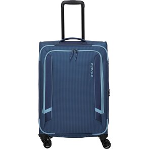 Travelite Corsiica 4 wheels Trolley M 67 cm with expansion pleat