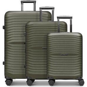 Stratic Shine 4 wheels Suitcase set 3-piece Expandable