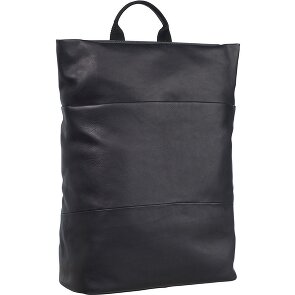 Leonhard Heyden Hamburg backpack leather 46 cm laptop compartment