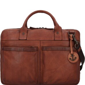 Harbour 2nd Urban Poets Briefcase Leather 50 cm Laptop compartment