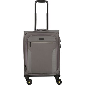 d&n Travel Line 9704 4 wheels Cabin trolley S 55 cm with expansion pleat