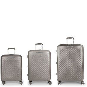 Gabol Queens 4 wheels Suitcase set 3-piece with expansion pleat Gabol Queens 4 wheels Suitcase set 3-piece with expansion pleat