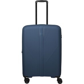 Travelite Air Stripe 4 wheels Trolley M 66 cm with expansion pleat