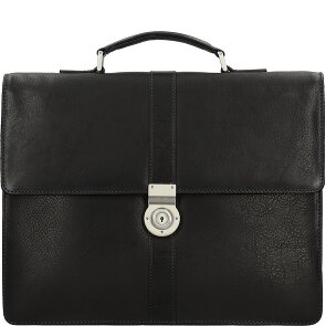 Leonhard Heyden Bergamo briefcase leather 38 cm laptop compartment