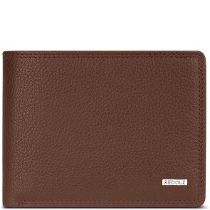Redolz Leather Essentials QF wallet RFID leather 12 cm fold-out with zipper compartment
