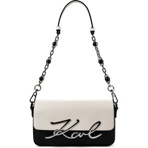 Karl Lagerfeld Signature 2.0 Shoulder Bag Genuine Leather 22 cm