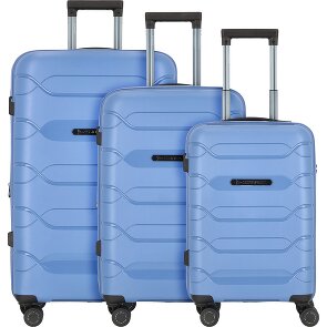 Polestream Strz by Asteroid 4 wheels Suitcase set 3-piece with expansion pleat