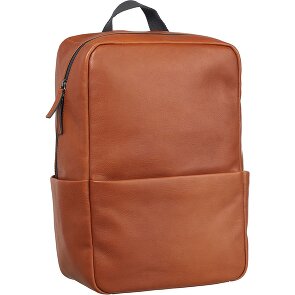 Leonhard Heyden Hamburg backpack leather 40 cm laptop compartment