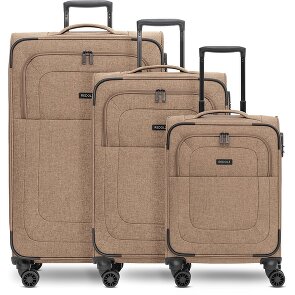 Redolz Essentials 12 THREE SET 4 wheels Suitcase set 3-piece with expansion pleat