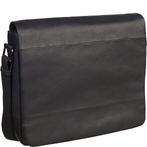 Leonhard Heyden Hamburg Messenger leather 32 cm laptop compartment
