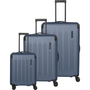 Travelite Dynamiic 4 wheels Suitcase set 3-piece with expansion pleat