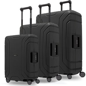 Redolz Essentials 15 4-wheel suitcase set 3-piece with three-point closure Redolz Essentials 15 4-wheel suitcase set 3-piece with three-point closure