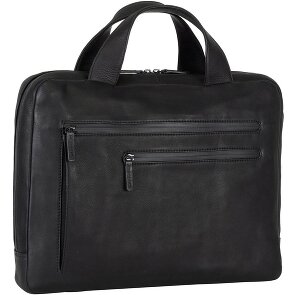 Leonhard Heyden Hague briefcase leather 38 cm laptop compartment