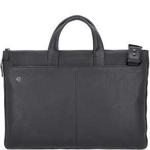 Piquadro Black Square laptop bag leather 47 cm