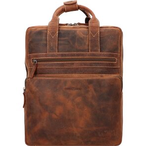 Greenburry Vintage backpack leather 38 cm laptop compartment