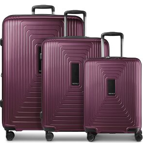 Redolz Essentials 14 4 wheels Suitcase set 3-piece Expandable