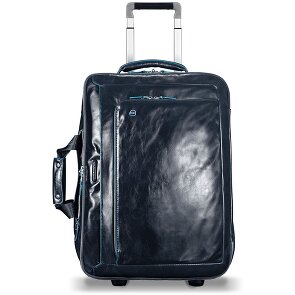 Piquadro Blue Square 2 Roll Business Trolley Leather 51 cm Laptop compartment