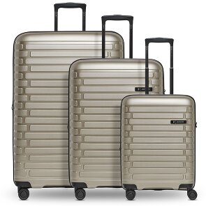 Pactastic Collection 04 THE THREE SET + 4 wheels Suitcase set 3-piece with expansion pleat Pactastic Collection 04 THE THREE SET + 4 wheels Suitcase set 3-piece with expansion pleat