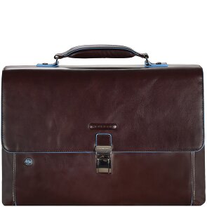 Piquadro Blue Square Briefcase II leather 40 cm laptop compartment