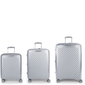Gabol Queens 4 wheels Suitcase set 3-piece with expansion pleat Gabol Queens 4 wheels Suitcase set 3-piece with expansion pleat
