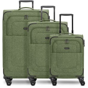 Redolz Essentials 12 THREE SET 4 wheels Suitcase set 3-piece with expansion pleat