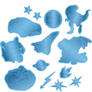 Step by Step Sticker set 14 pcs.