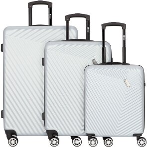 mano Don Carlo 4 Roll Suitcase Set 3pcs.