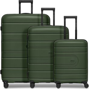 Redolz Essentials 11 4 wheels Suitcase set 3-piece with expansion pleat