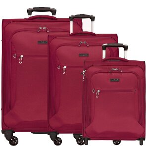 d&n Travel Line 6400 2-4 Roll Suitcase Set 3pcs.
