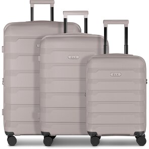 d&n South Dakota 4 wheels Suitcase set 3-piece with expansion pleat