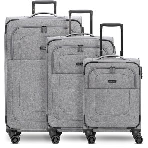 Redolz Essentials 12 THREE SET 4 wheels Suitcase set 3-piece with expansion pleat