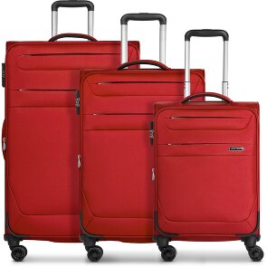 Worldpack Chicago 4 wheels Suitcase set 3-piece with expansion pleat