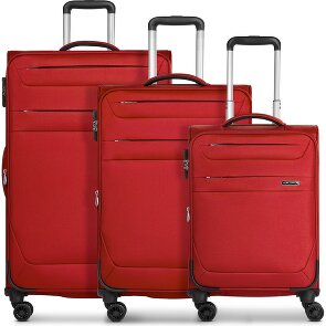 Worldpack Chicago 4 wheels Suitcase set 3-piece with expansion pleat
