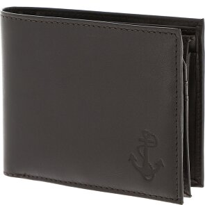 oxmox Leather Wallet RFID protection Genuine Leather 10 cm