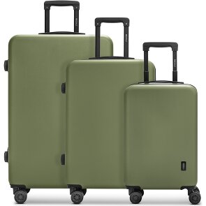 Redolz Essentials 09 3-SET 4 wheels Suitcase set 3-piece