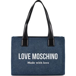 Love Moschino Denim Signature Love Shopper Bag 35 cm