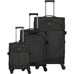 Travelite Briize 4 wheels Suitcase set 3-piece with expansion pleat