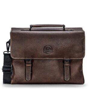 Farmhood Nashville briefcase XXL 3 compartments leather 39 cm
