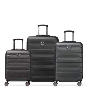 Delsey Paris Air Armour 4 wheels Suitcase set 3-piece with expansion pleat