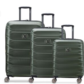 Delsey Paris Meteor 4 wheels Suitcase set 3-piece with expansion pleat