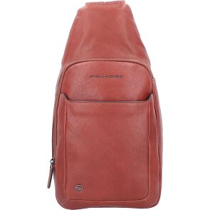 Piquadro Black Square shoulder bag leather 20 cm