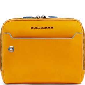 Piquadro Blue Square Shoulder bag Leather 21 cm