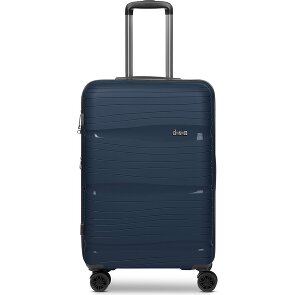 d&n Travel Line 4300-Plus 4 wheels Trolley M 65 cm with expansion pleat