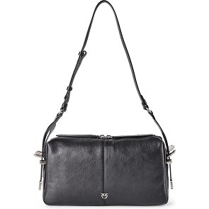 PINKO 24 Classic Shoulder Bag Genuine Leather 34 cm