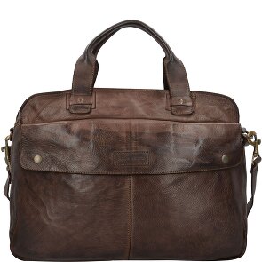 Harold's Saddle briefcase leather 41 cm laptop compartment
